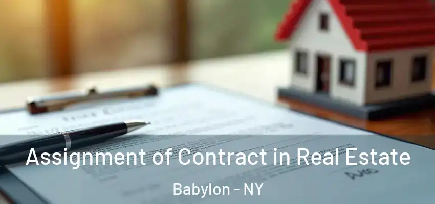 Assignment of Contract in Real Estate Babylon - NY