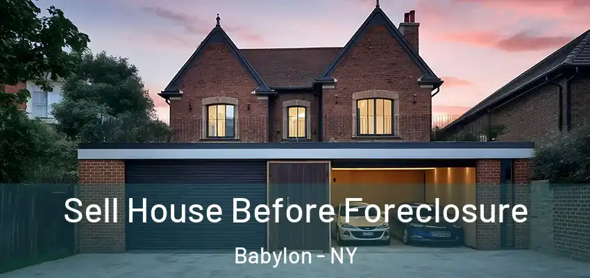  Sell House Before Foreclosure Babylon - NY